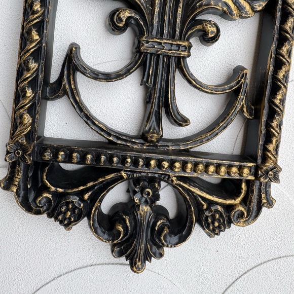 VINTAGE MCM Homco Flower Wall Plaque - Picture 5 of 8